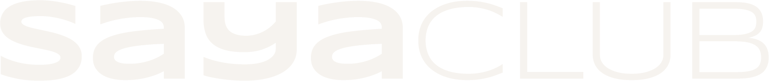 SAYA CLUB LOGO IVORY